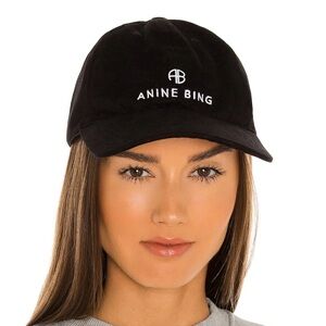 Anine Bing Black Women's Cap